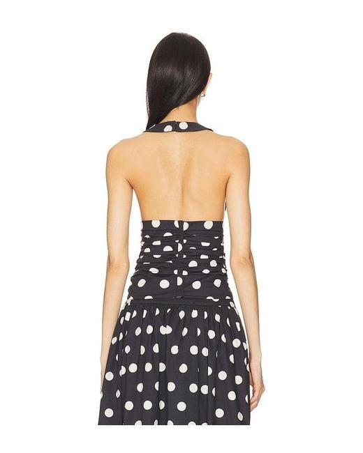 Lovers + Friends Black Deven Top