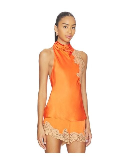 A.L.C. Orange Rose Top