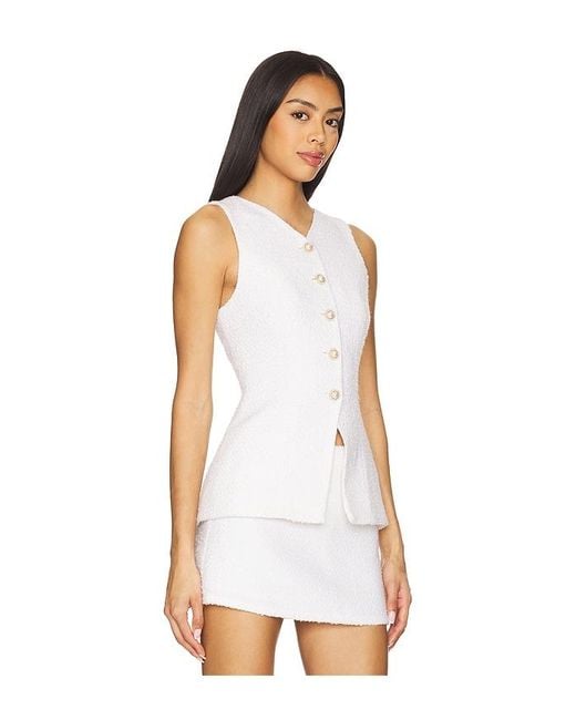 Lovers + Friends White Schuyler Top