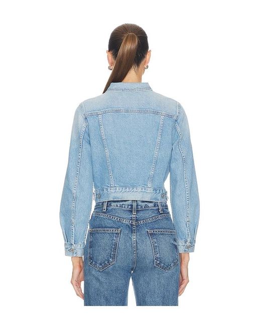 Citizens of Humanity Blue Charisse Shrunken Jacket