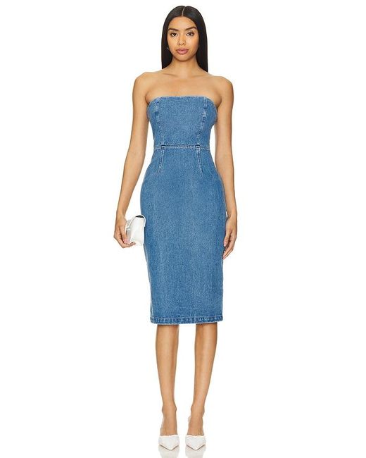 Bardot Blue Vanda Midi Dress