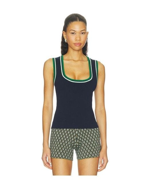 The Upside Blue Joey Knit Tank Top