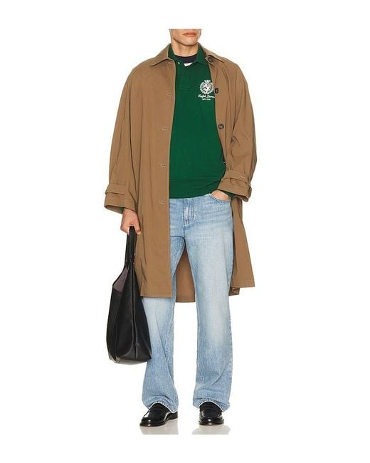 Polo Ralph Lauren Green Fleece New York Graphic Polo for men