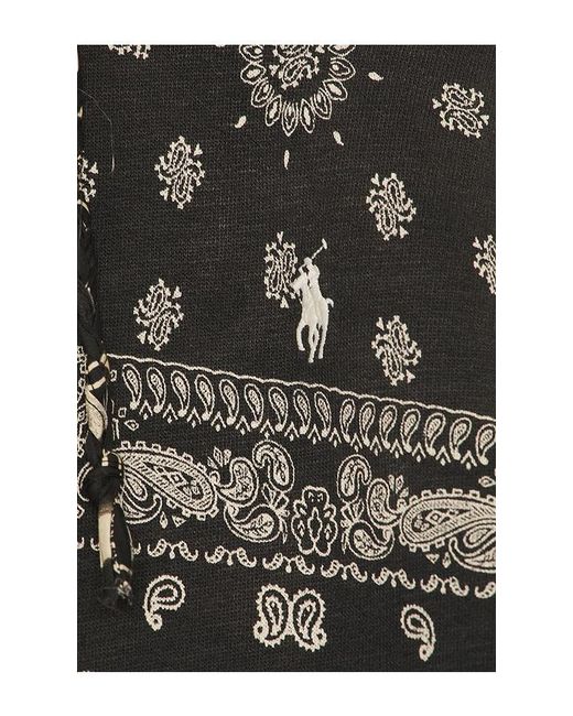 Polo Ralph Lauren Multicolor Bandana Print Fleece Hoodie for men