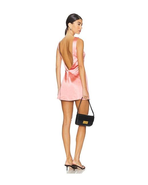 MORE TO COME Bianca Open Back Dress in White | Lyst