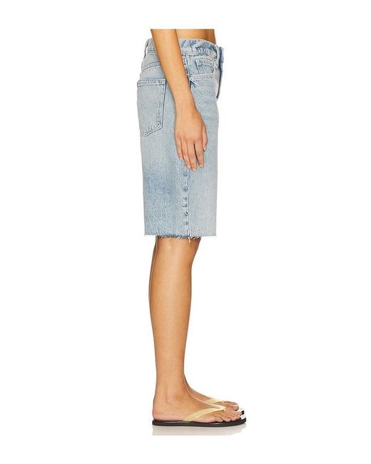 GOOD AMERICAN Blue Good Standard Bermuda Shorts