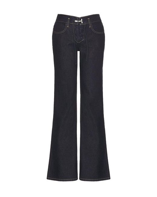 Halo Blue Low Waist Retro Jean