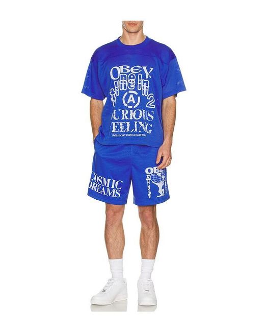 Obey Blue Elm Practice Jersey for men