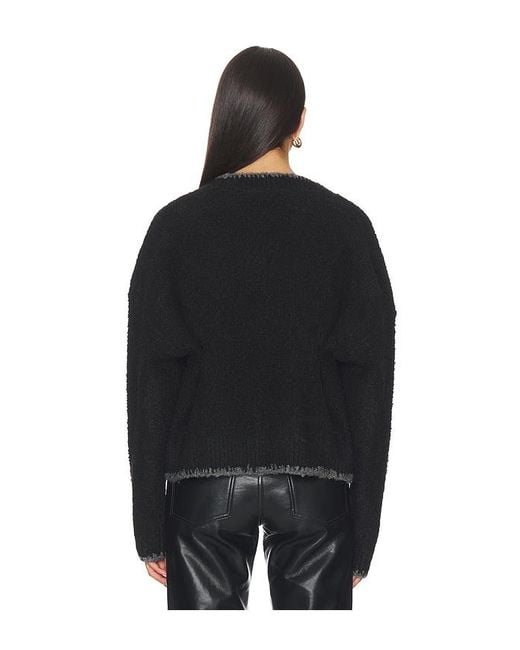 GUIZIO Black Heart Sweater