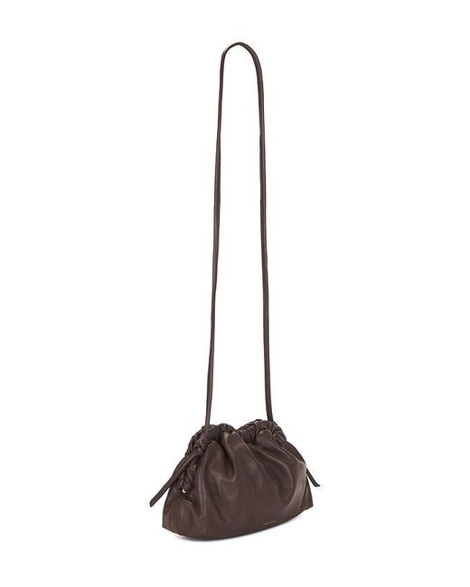 Mansur Gavriel Brown Mini Cloud Clutch
