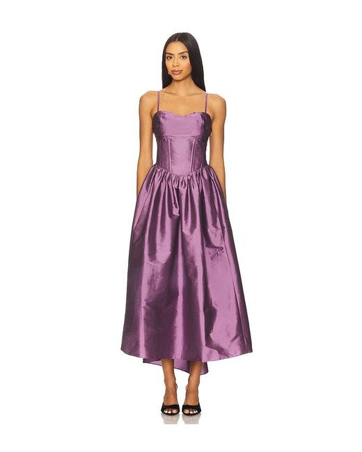 Azeeza Purple Naina Midi Dress