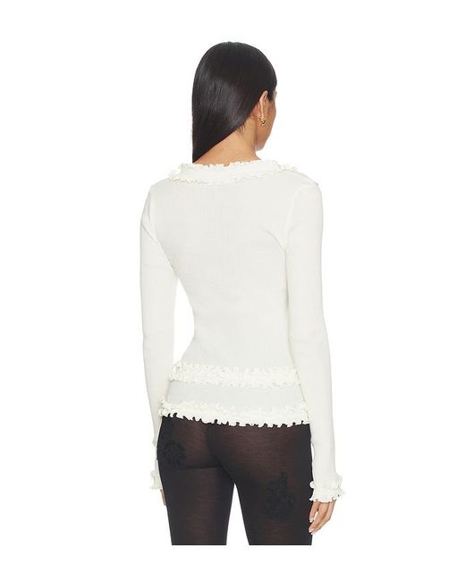 OperaSPORT White Caroline Seamless Top