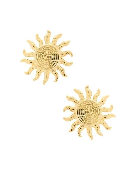Luv Aj Metallic The Ibiza Sun Earrings