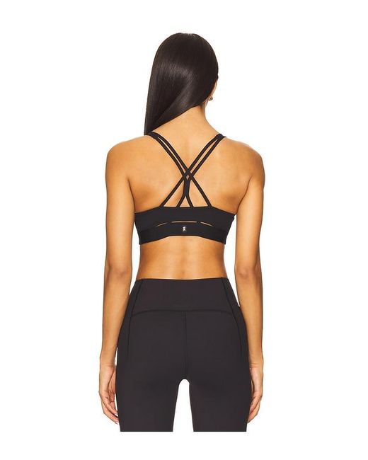 On Shoes Black Studio Bra Top