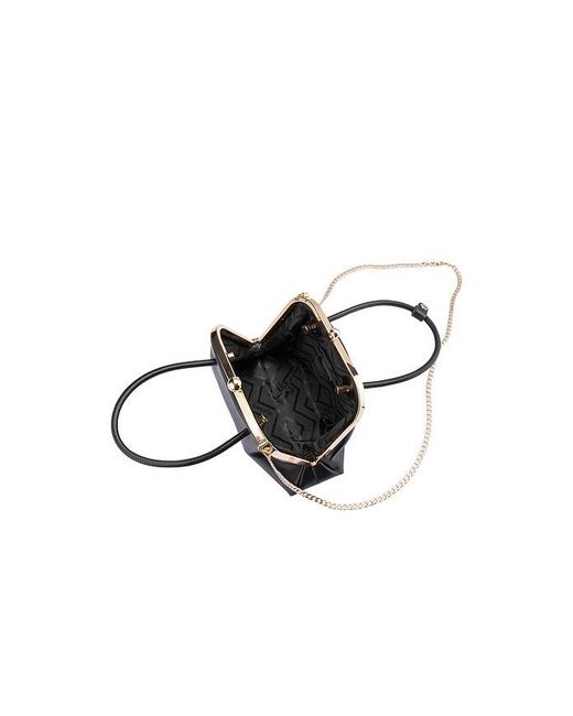 Olga Berg Black Leandra Top Handle Bag