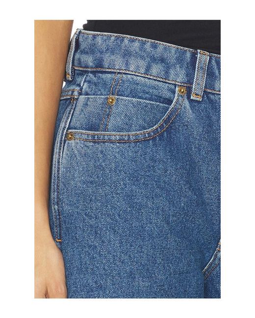 Balmain Blue Denim Straight Leg