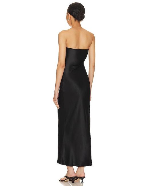 SNDY'S Black Angel Strapless Midi Dress