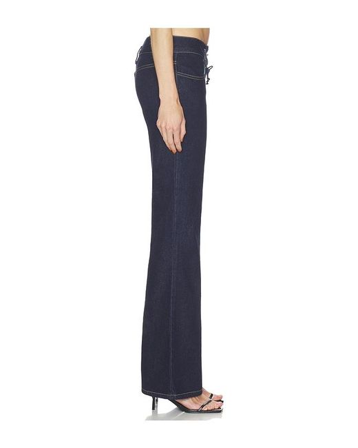 Halo Blue Low Waist Retro Jean