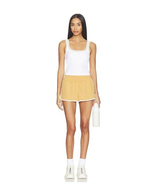 Varley Natural Barney Piped Tank Top