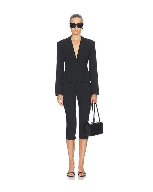 Smythe Black Two Button Tillie Blazer