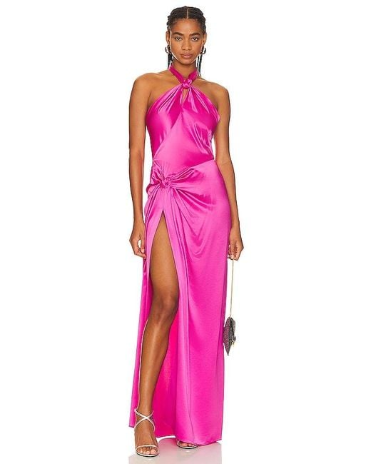Ronny Kobo Pink Zadena Dress