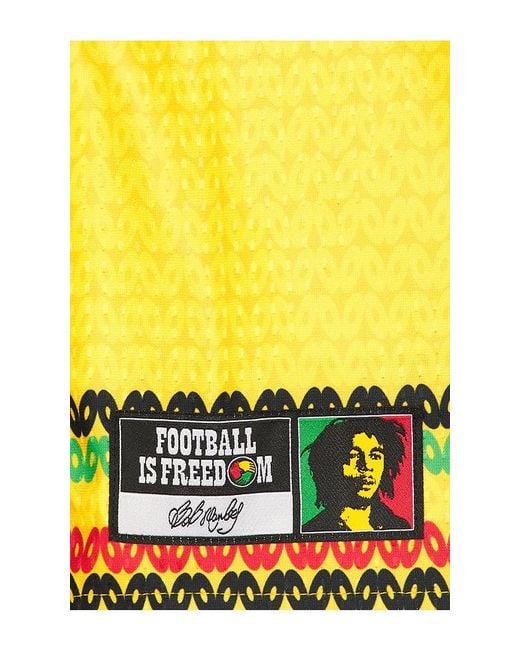 Adidas Originals Yellow Jff Jamaica 26 World Cup Jersey for men