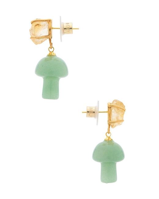 DANNIJO Green Esther Earrings