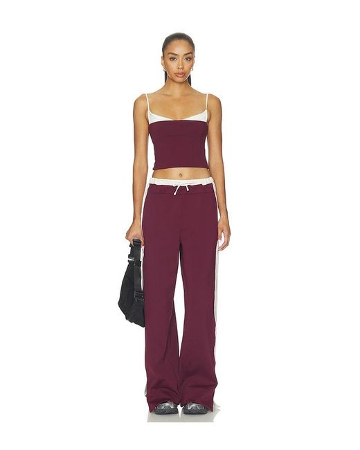 PORT DE BRAS Red Boxer Pant