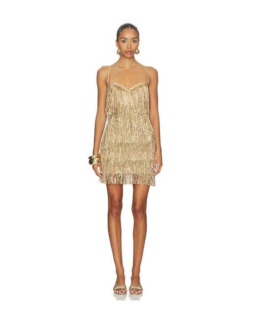 MAJORELLE Natural Samara Mini Dress