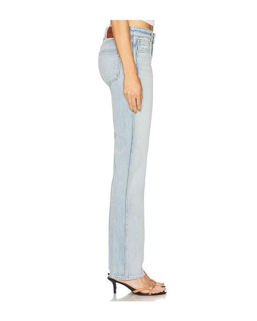 GRLFRND Blue Sara Low Rise Slim