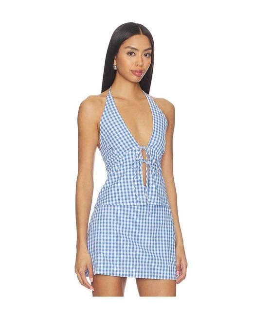 LSPACE Blue April Top