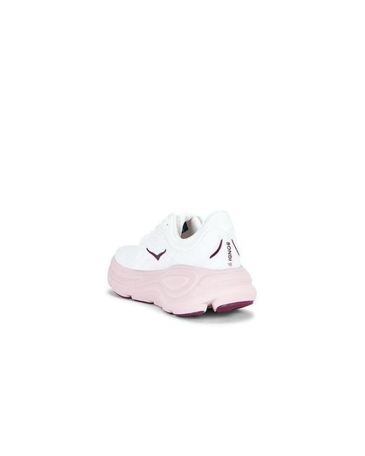 Hoka One One Pink Bondi 9 Sneaker