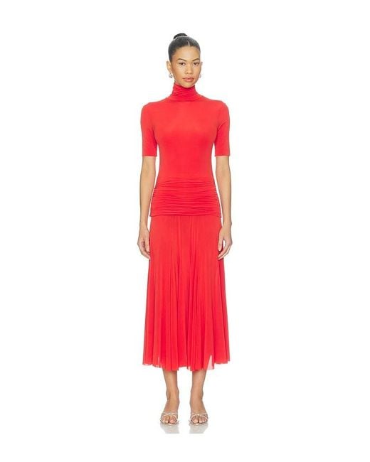 FRANÃOISE Red Ava Dress