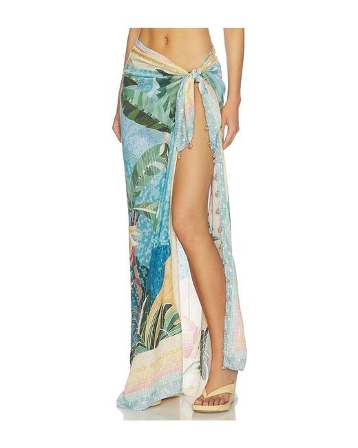 Farm Rio Blue Sarong