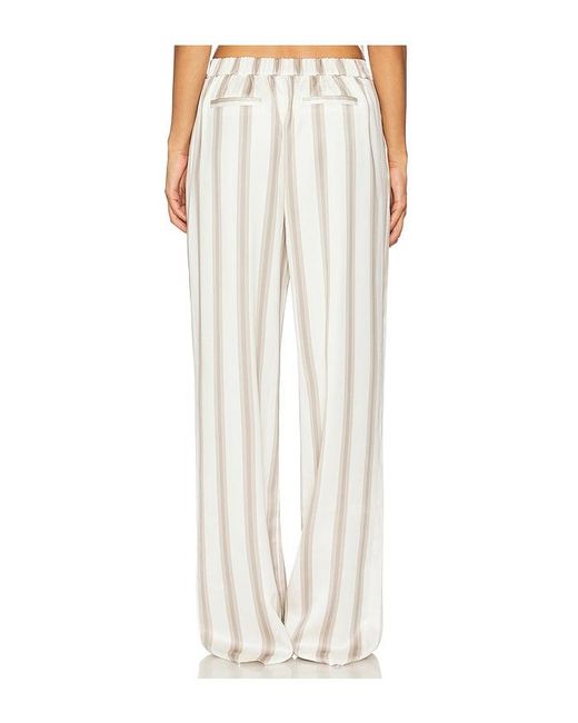 SER.O.YA White Marlowe Satin Pant