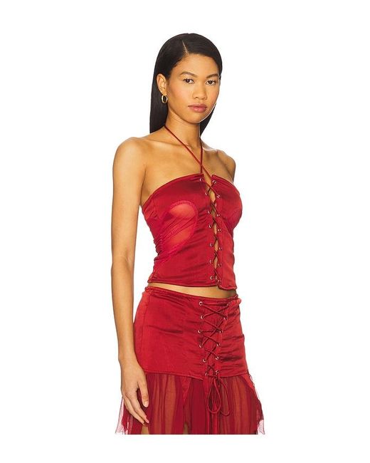 AMOR MIA Gathered Heart Top
