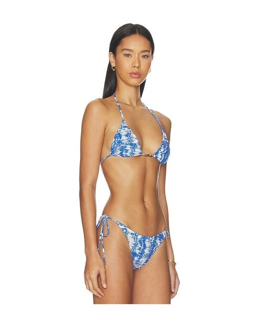 Ziah Multicolor Beaded Triangle Top
