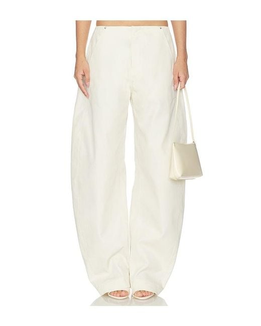 Camila Coelho White Cora Pants