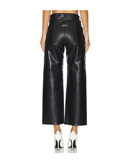 Agolde Black Ren High Rise Straight