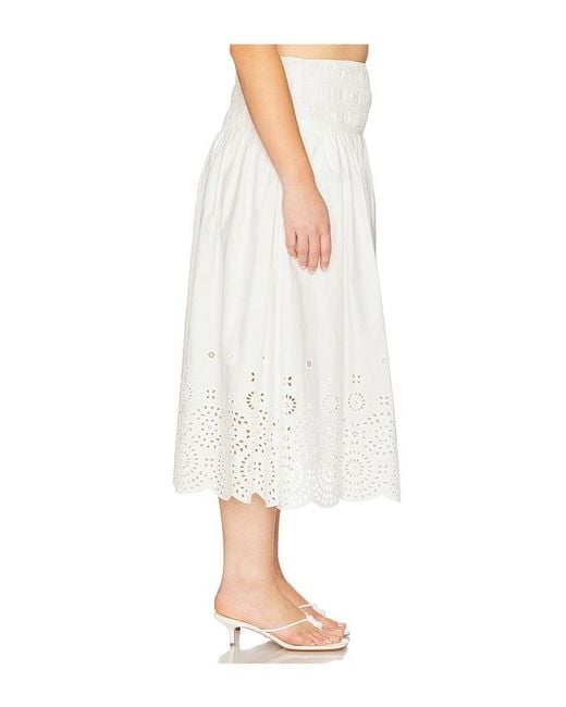 L'academie White 'Academie Lya Midi Skirt
