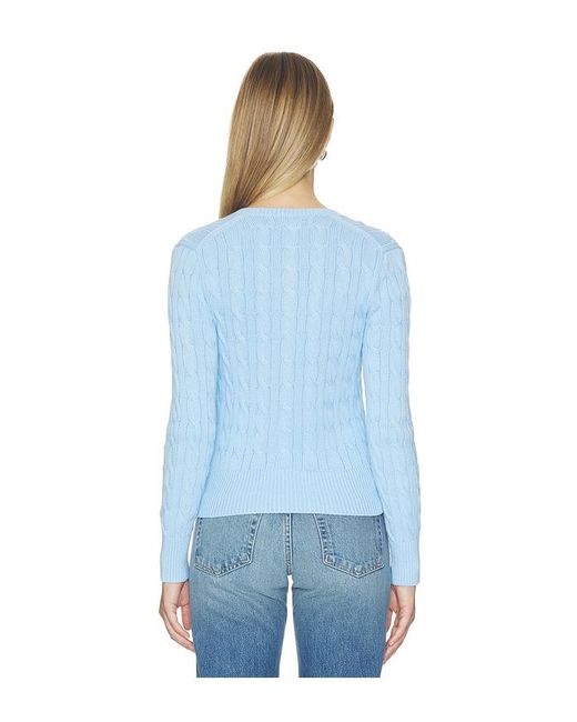 Polo Ralph Lauren White Cotton Long Sleeve Cardigan
