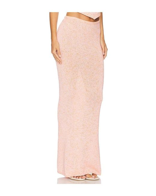 Falda Carolina En Color Durazno Talla (También En Xs, S, M, Xl) Asta Resort de color White