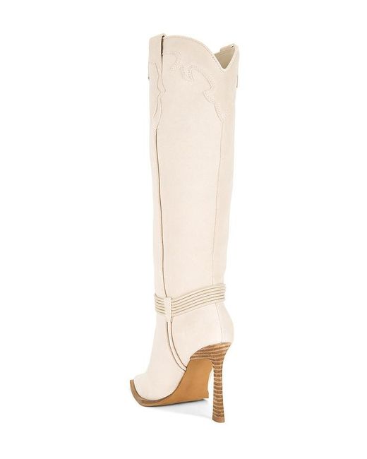 Steve Madden White Boot Kyndall