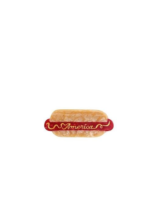 Solar Eclipse Multicolor Handbemalte Haarspange