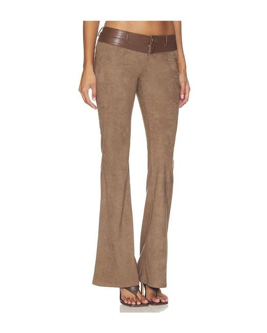 I.AM.GIA Natural Viviane Suede Pant