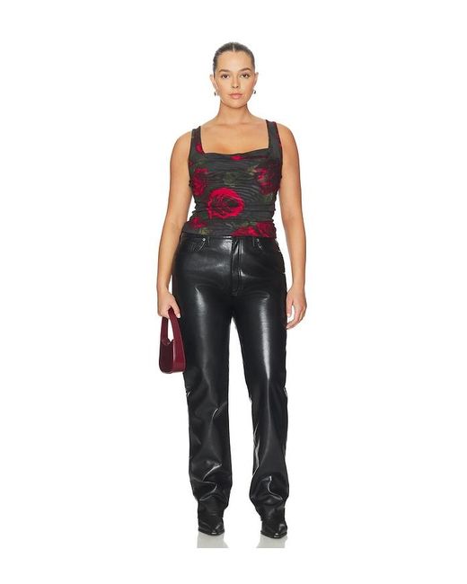 GOOD AMERICAN Black Mesh Bustier