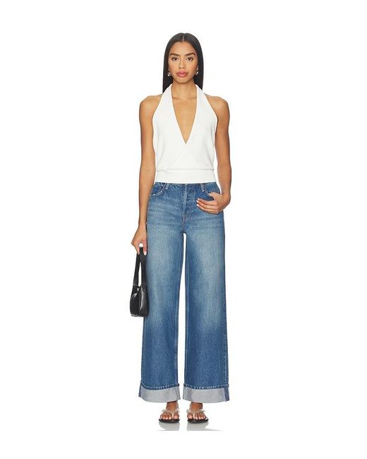 Mother Blue The Smoothie Skimp Cuff Jeans