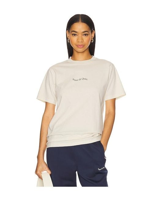 Museum of Peace & Quiet Shirt Wordmark in White für Herren