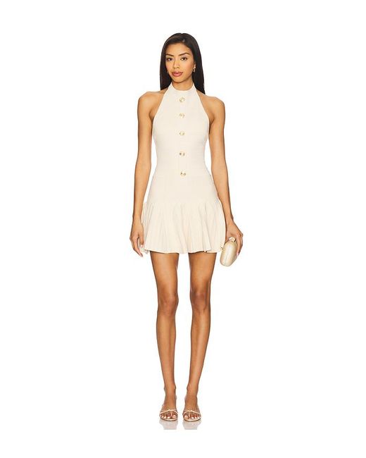 Vestido Punto Andy En Color Crema Talla En retroféte de color Natural