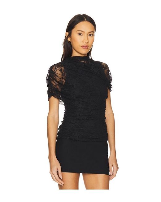 Amanda Uprichard Black Evianna Top